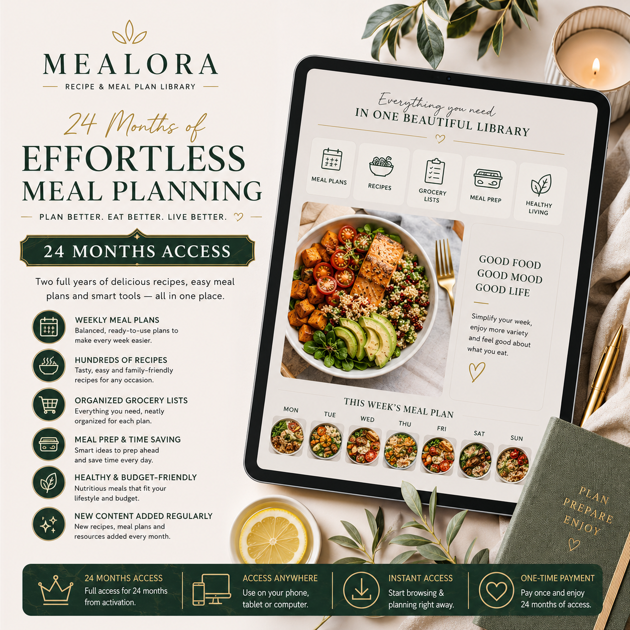 24 Months of Effortless Meal Planning